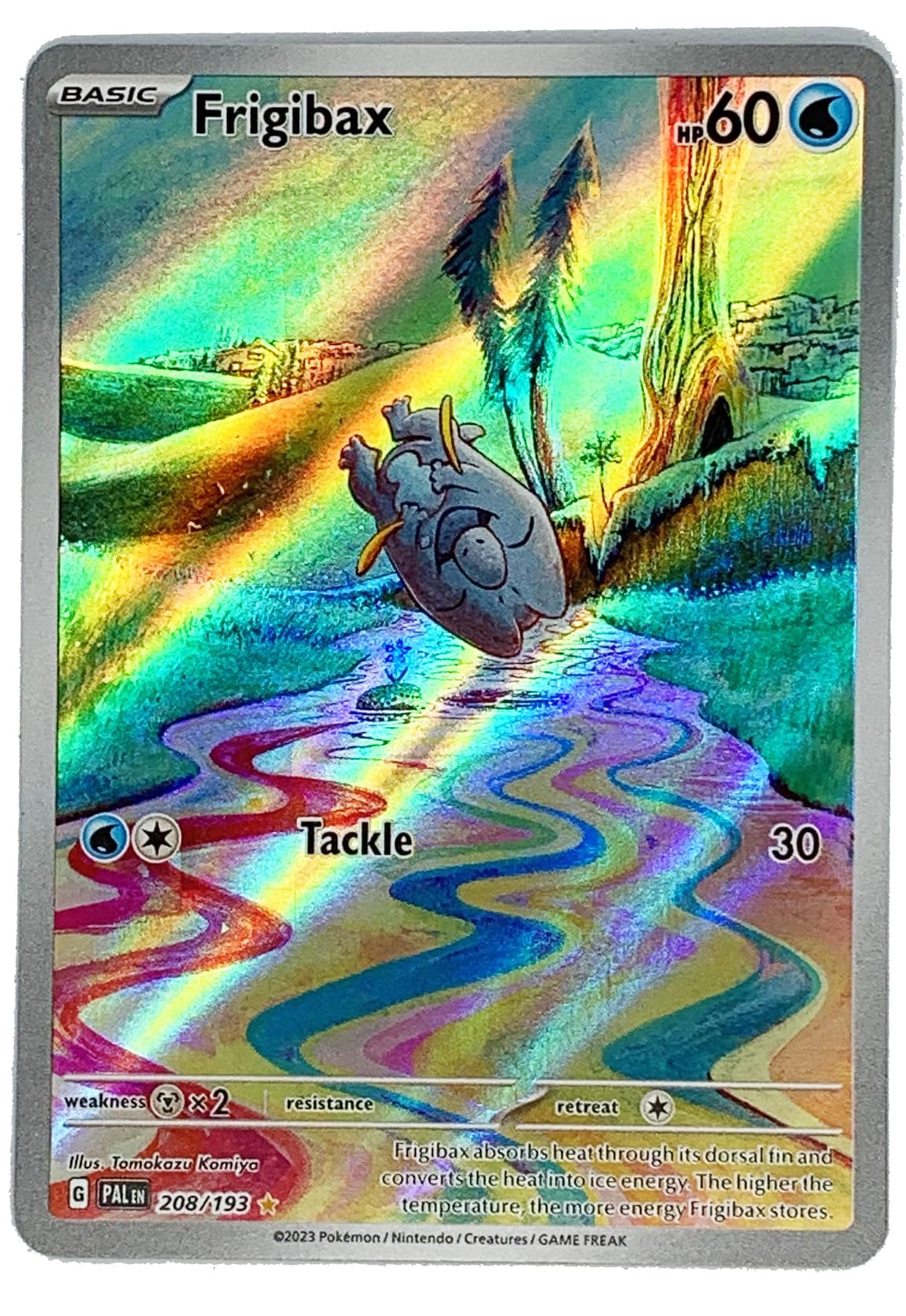 Amazon.com: Pokemon - Frigibax 208/193 - Paldea Evolved